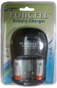 Fujicell FUJI-108B (With 2 Ni-MH AA 2100 Batteries) Battery Charger: Camera Battery Charger