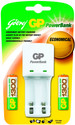 Godrej GP Powerbank KB 02 (with 2 Pcs GP 1300 mAh AA Batteries) Battery Charger: Camera Battery Charger