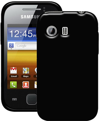 Buy Amzer 92984 Soft Gel TPU Gloss Skin Case for Samsung Galaxy Y S5360 Black: Cases Covers