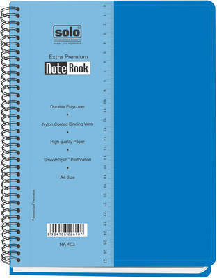 Solo Management Premium A4 Notebook Spiral Binding: Diary Notebook Buy Solo Management Premium A4 Notebook Spiral Binding: Diary Notebook