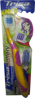 Buy Trisa Sonicpower Battery Operated Electric Toothbrush: Electric Toothbrush