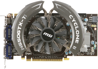 Buy MSI NVIDIA N550GTX-Ti Cyclone II 1GD5/OC 1 GB GDDR5 Graphics Card: Graphics Card