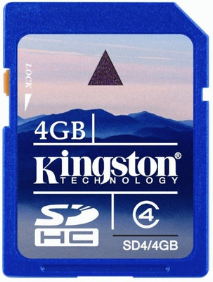 Kingston SD 4 GB Class 4 Memory Card: Memory Card Buy Kingston SD 4 GB Class 4 Memory Card: Memory Card