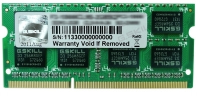 G.Skill SQ For MAC DDR3 4 GB (1 x 4 GB) Laptop (Mac) RAM (FA-8500CL7S-4GBSQ): RAM Buy G.Skill SQ For MAC DDR3 4 GB (1 x 4 GB) Laptop (Mac) RAM (FA-8500CL7S-4GBSQ): RAM