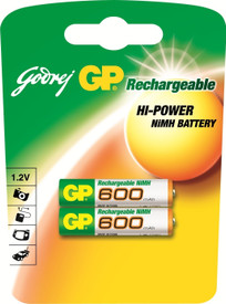 Godrej GP AAA 600 mAh (2 Pcs) Rechargeable Battery: Rechargeable Battery Buy Godrej GP AAA 600 mAh (2 Pcs) Rechargeable Battery: Rechargeable Battery