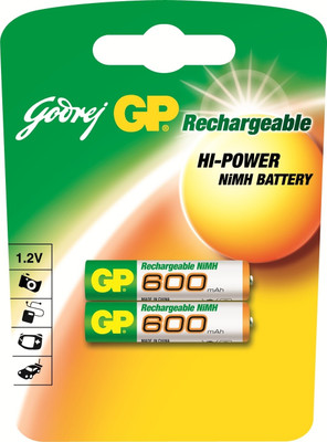 Buy Godrej GP AAA 600 mAh (2 Pcs) Rechargeable Battery: Rechargeable Battery