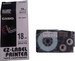 Casio XR-18 Label Printing Tape