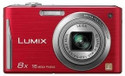 Panasonic Lumix DMC-FH25 Point & Shoot (Red): Camera