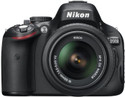 Nikon D5100 SLR with AF-S 18-55mm VR Kit Lens (Black)