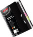 Luxor 4 Subjects (Pack of 2) A6 Notebook Spiral Binding