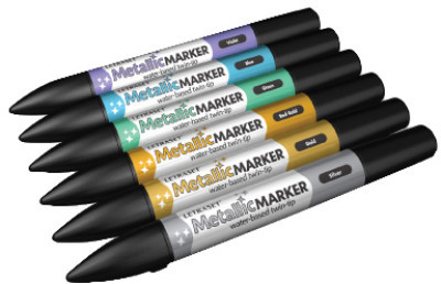 Letraset Metallic Permanent Water-based Marker: Marker Highlighter Buy Letraset Metallic Permanent Water-based Marker: Marker Highlighter