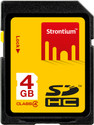 Strontium 4GB SD Card (Class 4) Memory Card: Memory Card