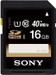 Sony 16 GB SDHC Memory Card UHS-1 Class 10 (SF-16UY) Memory Card
