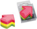 Info Shaped Mini Cube 225 Sheets Post-its Sticky Note, 3 Colors