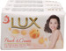 Lux Peach & Cream Soap - Set of 3