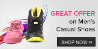 Buy Casual Shoes worth Rs 1499 or more - get 20% off